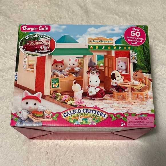 calico critters Other - Calico Critters Betty’s Burger Cafe retired set CC1446 NEW factory sealed